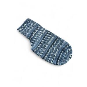 Handmade Crochet Knit Baby Swaddle Sack Multicolor Blues Cacoon